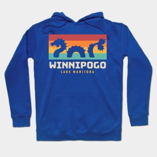 Winnipogo Lake Monster Sea Monster Lake Manitoba Hoodie